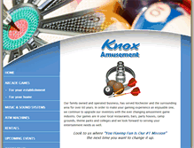 Tablet Screenshot of knoxamusement.com